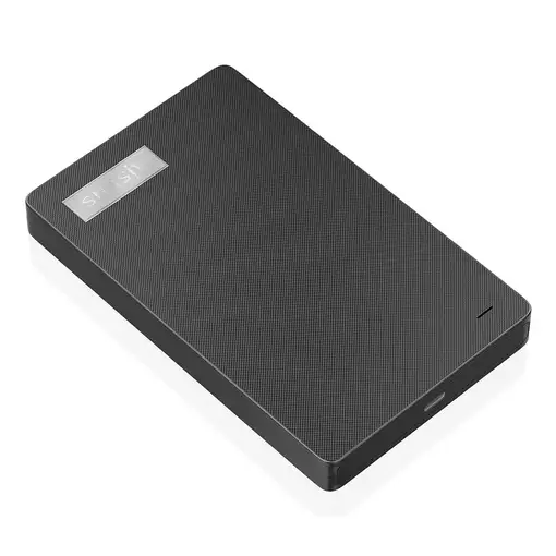 AISENS Caja Externa 2,5″ 9.5mm SATA a USB-C USB3.1 Gen1, Negra