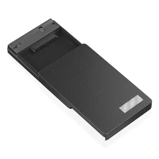 AISENS Caja Externa 2,5″ 9.5mm SATA a USB-C USB3.1 Gen1, Negra
