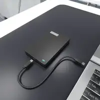 AISENS Caja Externa 2,5″ 9.5mm SATA a USB-C USB3.1 Gen1, Negra
