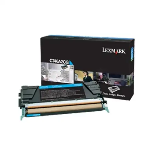 Lexmark C746A3CG cartucho de tóner 1 pieza(s) Original Cian
