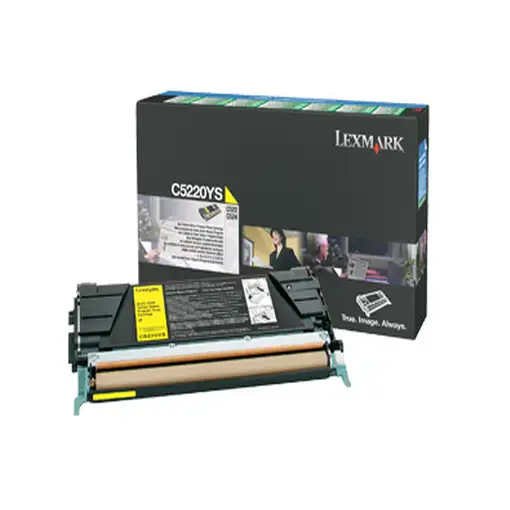 Lexmark C5220YS cartucho de tóner 1 pieza(s) Original Amarillo