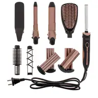 Set Cuidado y Estilo Pelo 5en1 Plancha, Rizador,Tenacillas, Moldeador,CR2024,Camry