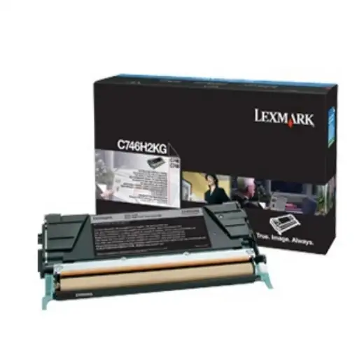 Lexmark C746H3KG cartucho de tóner 1 pieza(s) Original Negro