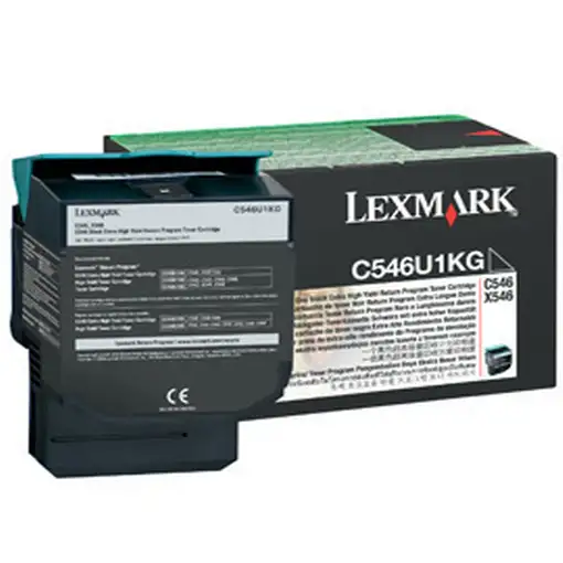 Lexmark C546U1KG cartucho de tóner 1 pieza(s) Original Negro