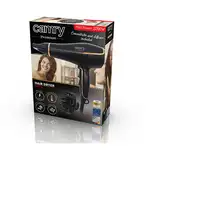 Camry Premium CR 2255 secador 2000 W Negro, Oro