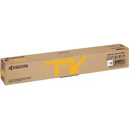 KYOCERA TK-8115Y cartucho de tóner 1 pieza(s) Original Amarillo
