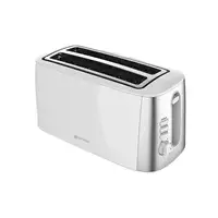 Grunkel TS-DOBLEMAXI tostadora 7 4 rebanada(s) 1400 W Plata, Blanco