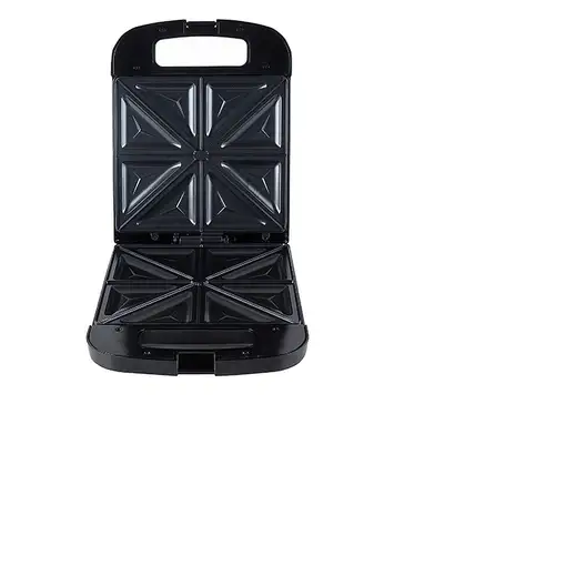 Adler AD 3055 sandwichera 2000 W Negro, Plata