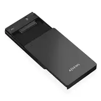 AISENS Caja Externa 2.5″ 9.5mm SATA a USB-C USB3.1 Gen1, Negra