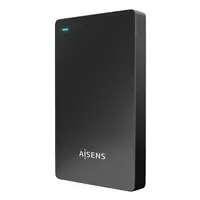 AISENS Caja Externa 2.5″ 9.5mm SATA a USB-C USB3.1 Gen1, Negra