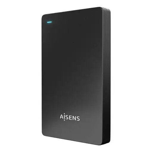 AISENS Caja Externa 2.5″ 9.5mm SATA a USB-C USB3.1 Gen1, Negra