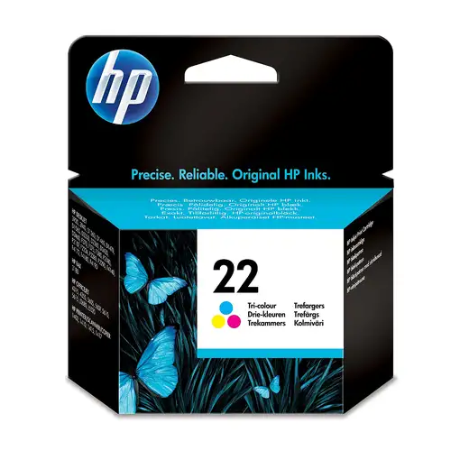 HP Cartucho de tinta original 22 Tri-color