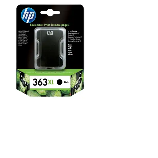 HP 363XL cartucho de tinta 1 pieza(s) Original Alto rendimiento (XL) Negro