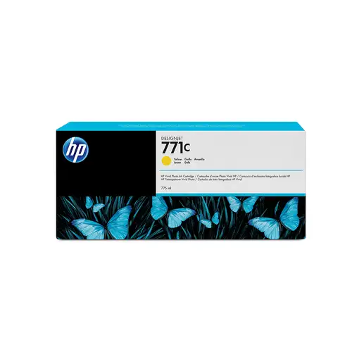 HP Cartucho de tinta DesignJet 771C amarillo de 775 ml