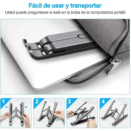 Soporte plegable para portátiles M2tec