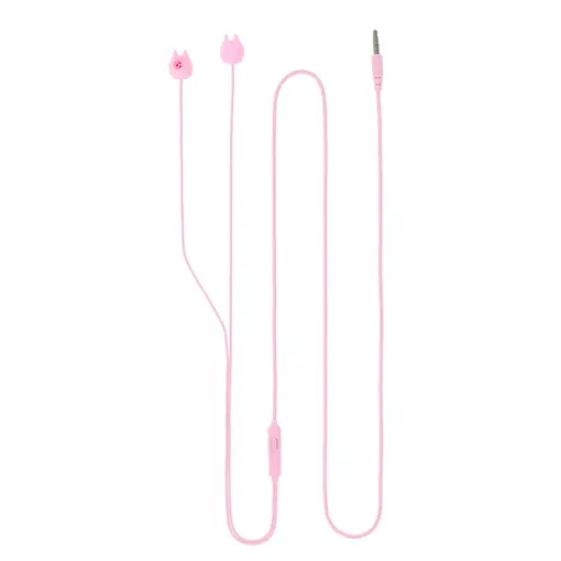 Auriculares internos Tellur Macaron, estuche de transporte, rosa