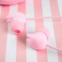 Auriculares internos Tellur Macaron, estuche de transporte, rosa