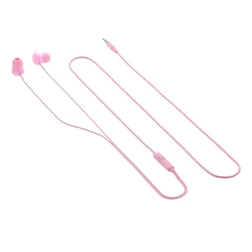 Auriculares internos Tellur Macaron, estuche de transporte, rosa