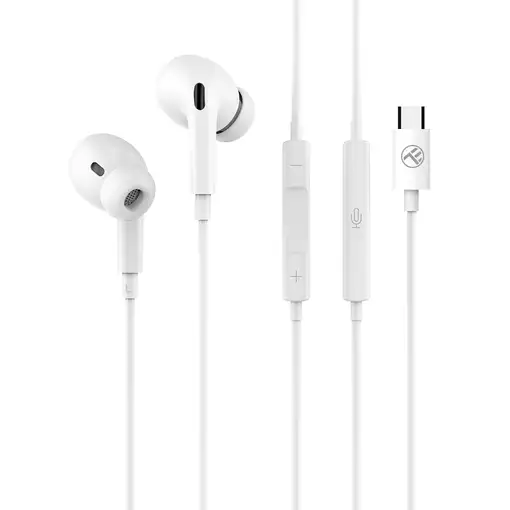 Auriculares intrauditivos Tellur Attune, tipo C, blancos