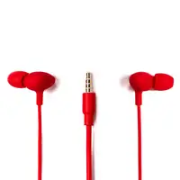 Auriculares internos con cable Tellur Basic Gamma con micrófono, rojos
