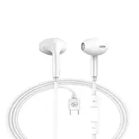 Auriculares internos Tellur Basic Urbs, tipo C, blanco