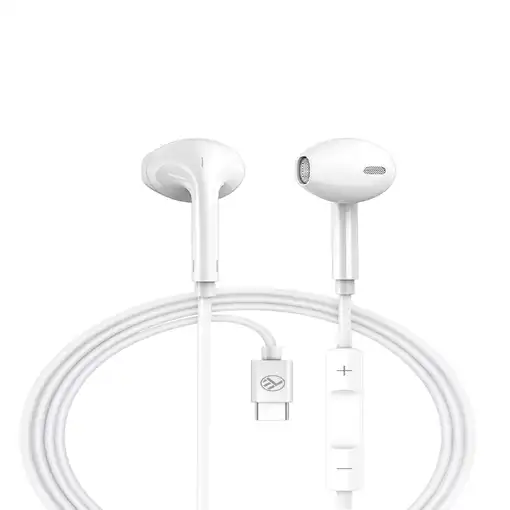 Auriculares internos Tellur Basic Urbs, tipo C, blanco