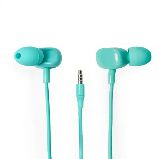 Auriculares internos con cable Tellur Basic Sigma con micrófono, azul