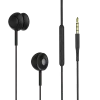 Auriculares internos con cable Tellur Basic Gamma con micrófono, negro