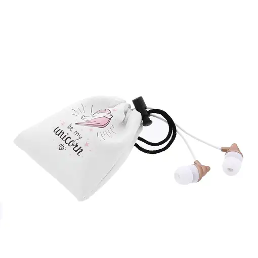 Auriculares internos Tellur Magiq, funda de transporte, rosa