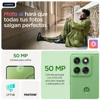 Motorola edge 60 16,9 cm (6.67'') SIM doble Android 15 5G USB Tipo C 8 GB 256 GB 52