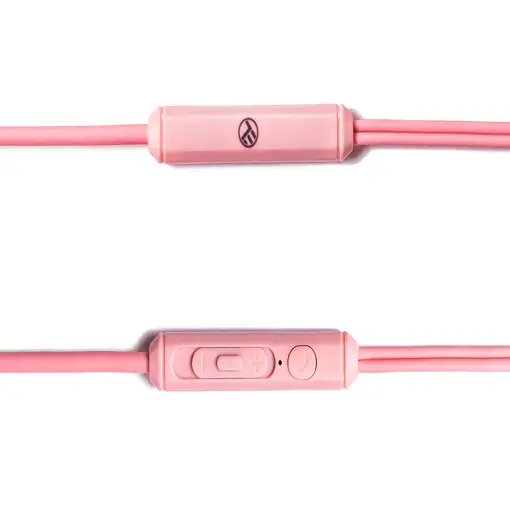 Auriculares internos con cable Tellur Basic Sigma con micrófono, rosa