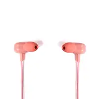 Auriculares internos con cable Tellur Basic Sigma con micrófono, rosa