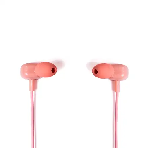 Auriculares internos con cable Tellur Basic Sigma con micrófono, rosa