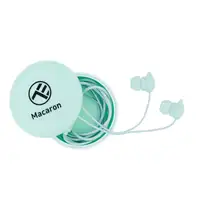 Auriculares internos Tellur Macaron, estuche de transporte, azul