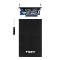 TooQ CAJA HDD 2,5\ SATA A USB 2.0/USB 3.0 NEGRA