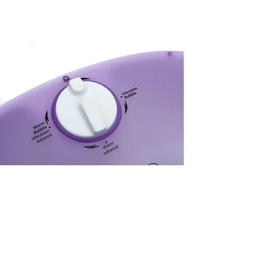 Mesko Home MS 2152 bañera de pies 75 W Violeta, Blanco