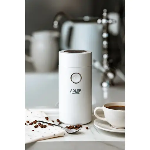 Adler AD 4446WS molinillo de café 150 W Blanco
