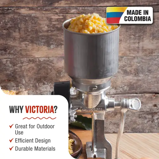 Molino Cereales Manual Hierro Fundido para Moler Café, Maíz, Victoria, 30025