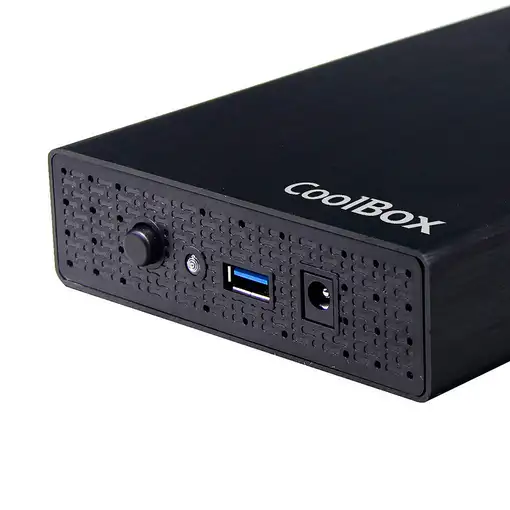 CoolBox CAJA/CARCASA HDD 3.5'' SCA-3533 USB3.2 GEN1 ALUMINIO NEGRO