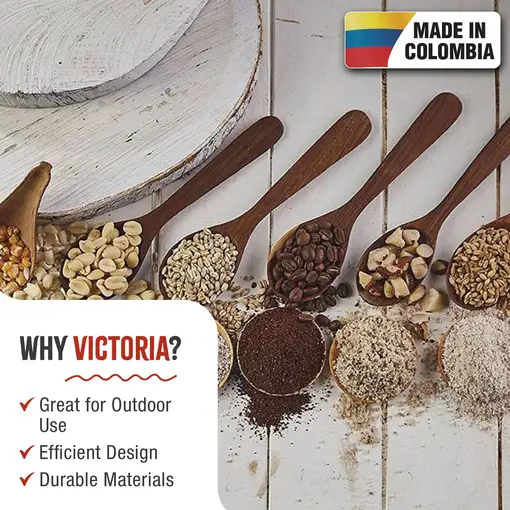 Molino Cereales Manual Hierro Fundido para Moler Café, Maíz, Victoria, 30032