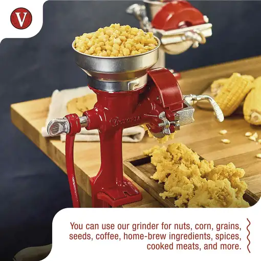 Molino Cereales Manual Hierro Fundido para Moler Café, Maíz, Victoria, 30032