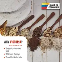 Molino Cereales Manual Hierro Fundido para Moler Café, Maíz,  Victoria, 30018