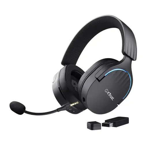 Trust GXT 491 Fayzo Auriculares Inalámbrico y alámbrico Diadema Juego USB Tipo C B