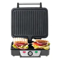 Parrilla Eléctrica, Plancha Cocina Doble, Contact Grill Apertura 180º ,MeskoMS3050