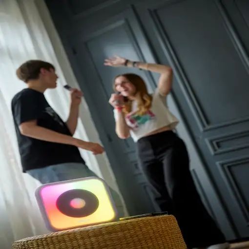 Altavoz Karaoke Bluetooth con 2 Micrófonos Inalámbricos PARTYBTKML BIGBEN