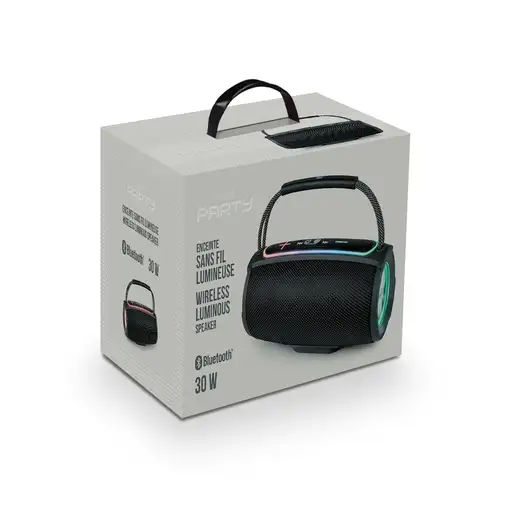 Altavoz Bluetooth Efectos Luminosos 30W Para Fiestas BIGBEN PARTYBTMS3
