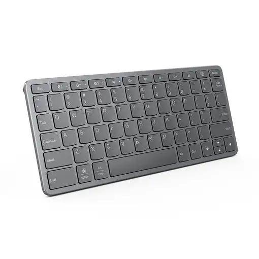 Lenovo Multi-Device Wireless Keyboard teclado Universal USB + Bluetooth QWERTY Gri