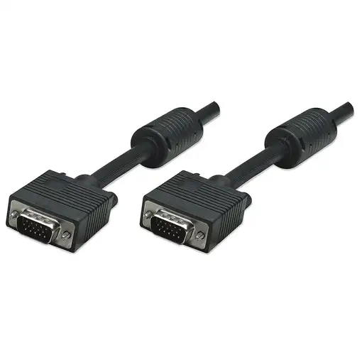 Manhattan SVGA 1.8m cable VGA 1,8 m VGA (D-Sub) Negro