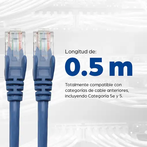 Intellinet Cable de red, Cat6, UTP