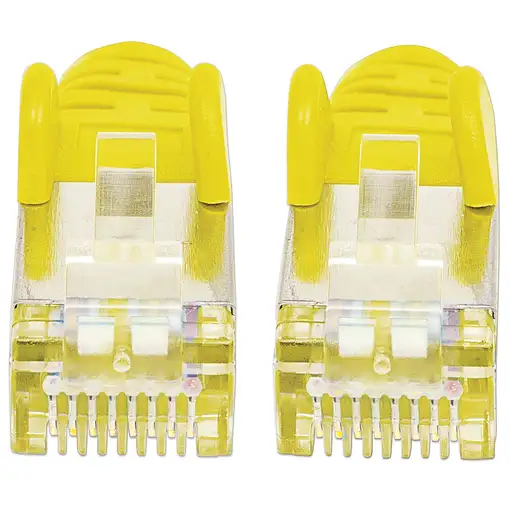 Intellinet 350501 cable de red Amarillo 3 m Cat6a S/FTP (S-STP)